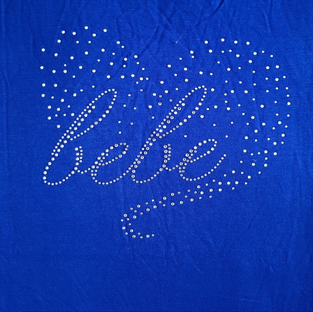 bebe Lopsided Rhinestone💎 Heart❤️ Top - NWT - Picture 10 of 14